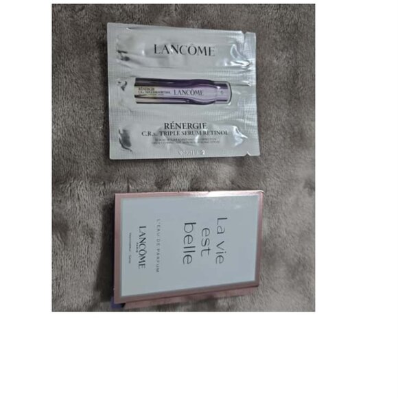 ✨Lancôme Dual Compartment Pouch + Deluxe Sample Set✨ - Picture 7 of 9